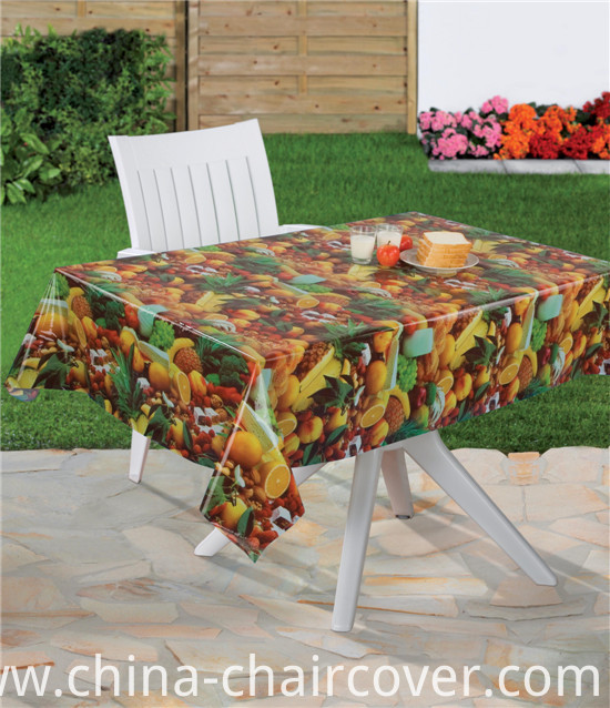Vinyl Tablecover Plastic Transparent, PVC Material and Square Shape